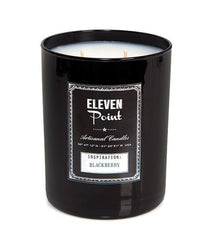 Blackberry Black Glass Candle