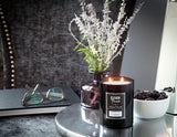 Blackberry Black Glass Candle